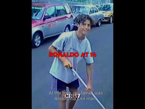 Ronaldo At 14 💀 (Beginning Ronaldo's Career Was Different Other Players) #ronaldo #football #shorts