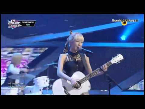 130801 AOA - MOYA @ M! Countdown Comeback Stage
