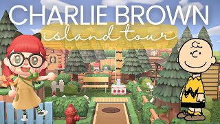 PEANUTS! Charlie Brown Island Tour | Animal Crossing New Horizons ACNH 2025