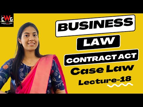 Business Law chapter 1 Lecture 3 Indian Contract Act 1872 CA Foundation B Com