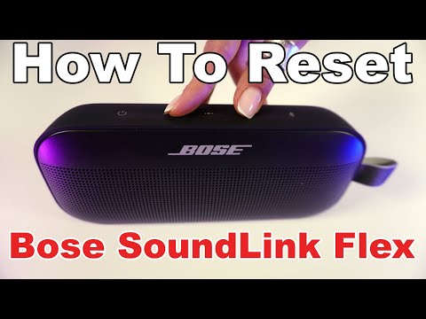 Bose Sound Link Speaker Reset