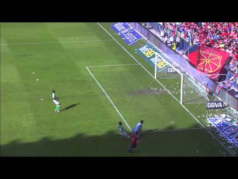 Goal of Oriol Riera (1-0) Osasuna - Real Betis - HD
