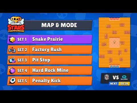 Snake Prairie | set 1 | ZeroZone EU vs Qlash | Brawl Stars Championship 2020 - May Finals - Day 1