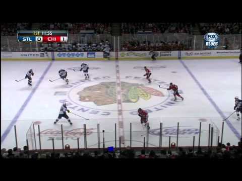 Patrick Kane goal 22 Jan 2013 St. Louis Blues vs Chicago Blackhawks NHL Hockey