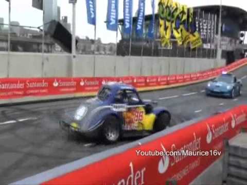 Legend cars burnouts + crash! Terry Grant burnouts!