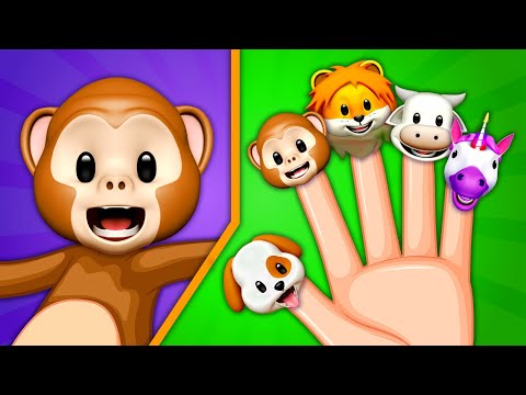 Maymun Parmak Neredesin? - Parmak Ailesi Hayvanlar | Eğlenceli Çocuk ve Bebek Şarkıları