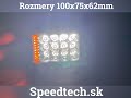 LED pracovné svetlo - biele 12x LED / oranžový Predátor 7x LED / 10-30V / ECE R10 (100x75x62mm) 2ks - Video Youtube