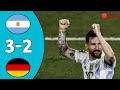 🔴Argentina VS Germany 3-2 Extended & All Goals Highlights HD