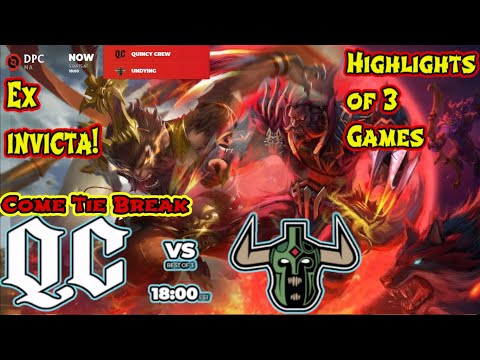 Quincy Crew vs Undying - Highlights of 3 Games- NA DPC