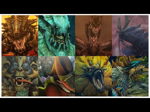 Monster Hunter Portable 3rd • All Monster Intros