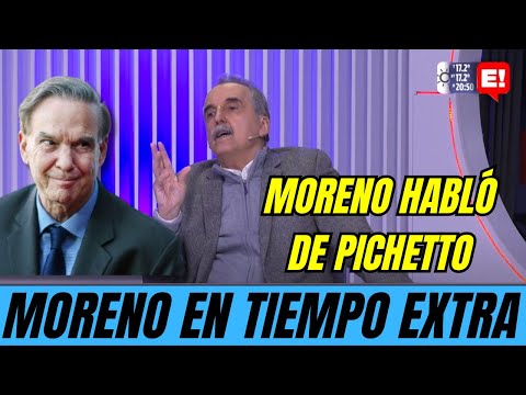 MORENO habló y dio su opinión sobre PICHETTO en "Tiempo Extra" - 1/5/24