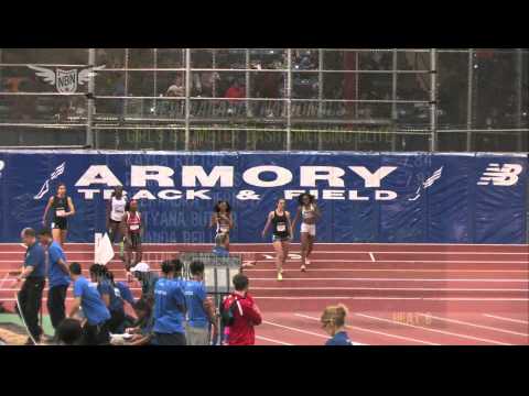 Girls 60m EE Heat 6 - New Balance Nationals Indoor 2013