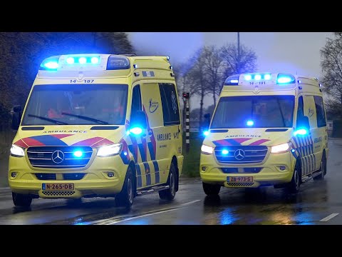 A1,  WAS-300 Ambulances van en naar meldingen in Weesp & 't Gooi