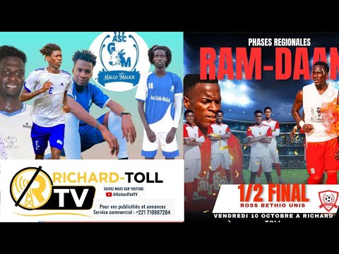 Senegal 100% phase Regionale Richard Toll 2025 : 1/2 Finale Asc Gallo Malick VS Asc Ramedane @laliga