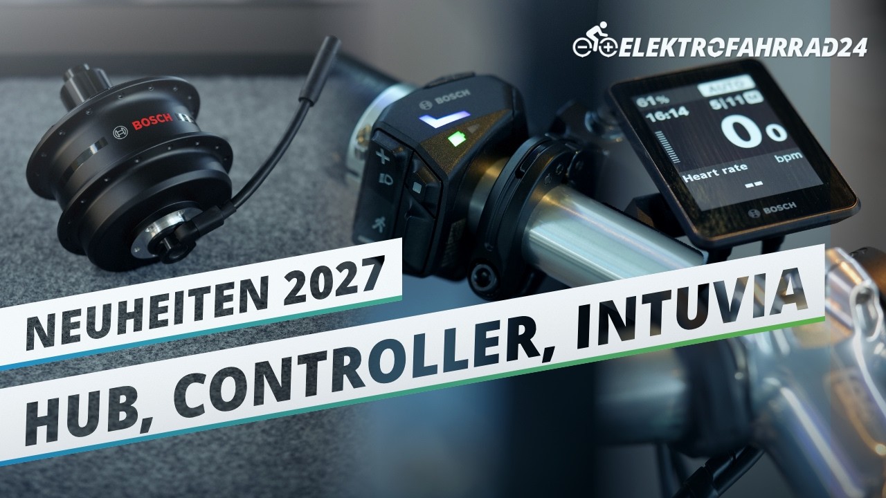 Bosch E-Bike Neuheiten 2027 🆕 Hub-Motor, LED Controller & Intuvia 200