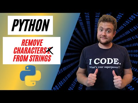 How To Remove Characters From A String Python