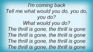 Baby Bash - The Thrill Is Gone Lyrics_1