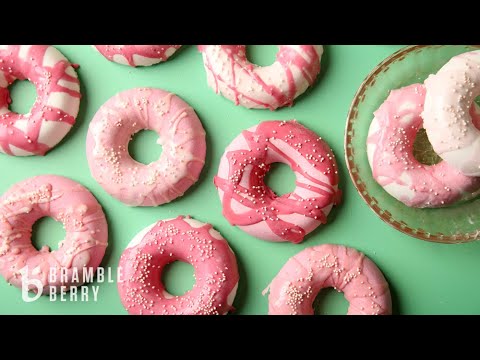Raspberry Donut Bath Bomb Kit