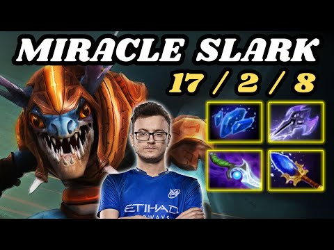🔥 MIRACLE Slark Hard Carry Highlights 17 KILLS 🔥 EZ Lane EZ Game - Dota 2
