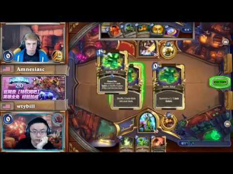 2017炉石传说 世界锦标赛春季赛 北美赛区 Amnesiasc VS wtybill