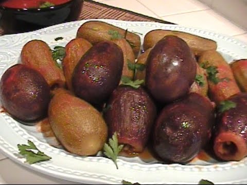 Stuffed Zucchini's and Eggplants