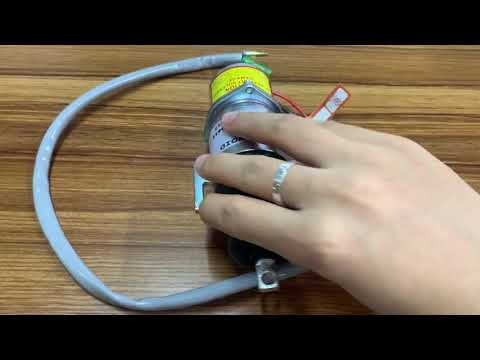 8944533411 Stop Solenoid 12V 894453-3411 Fuel Shutoff Solenoid For Excavator Engine 6BG1 6BB1 6B61