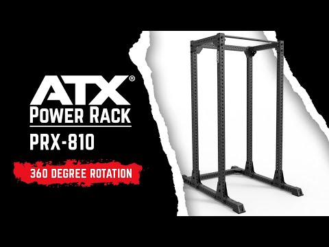 360 degree rotation of the ATX® Power Rack PRX-810