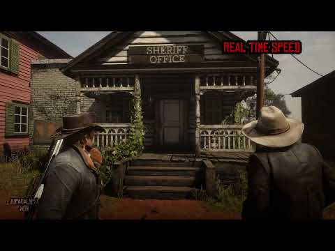 Deadeye Moment in Real-Time: Arthur & Micah Shootdown Sheriff Gray (Saving Bill Williamson) - RDR 2