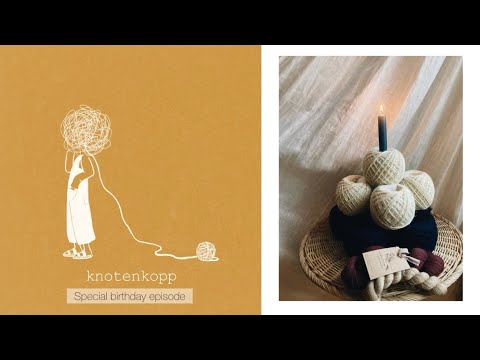 knotenkopp knitting podcast- special birthday yarn