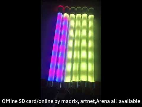 50mm 360viewing 14pixels  84led  rgb  led Light guide tube for night club and hall club #club