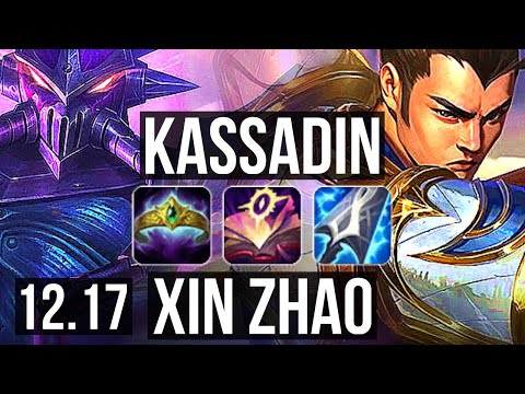 KASSADIN vs XIN (MID) | 10/0/3, Legendary, 600+ games, 1.2M mastery | KR Master | 12.17
