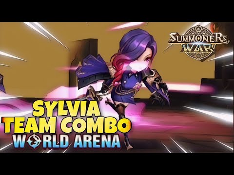 Sylvia Team Combo in World Arena - Summoners War