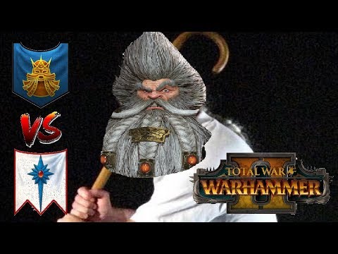 Dwarfs vs High Elves | ANGRY OL' GROMBY - Total War Warhammer 2
