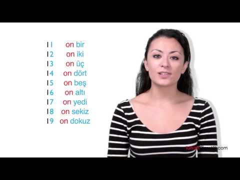 Learn Turkish   Turkish in Three Minutes   Numbers 11 100