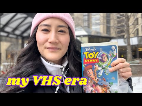 Finding 90s VHS classics and giving my retro nook a GLOW-UP