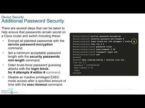 CCNA 7 ITN- Introduction to Networks- Module 16 Network Security Fundamentals  part 2