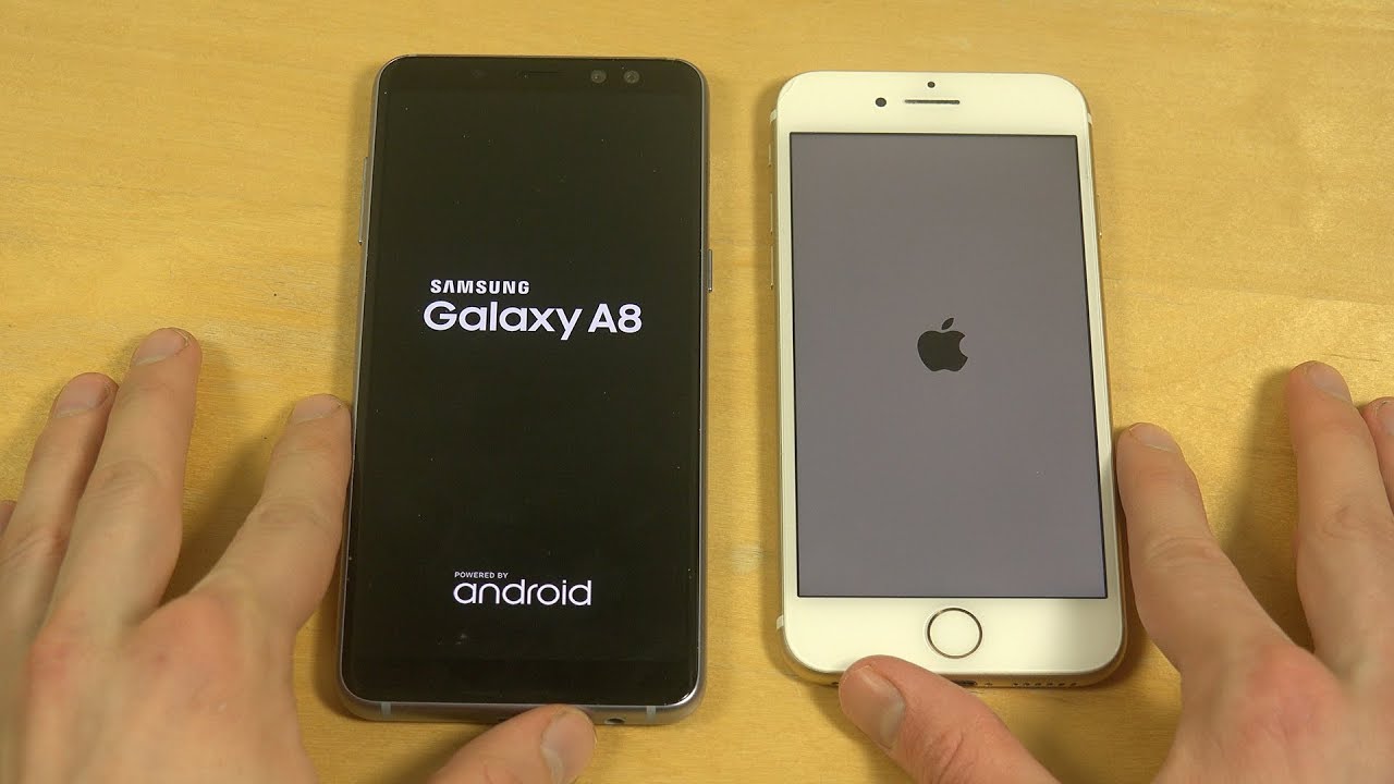 Samsung Galaxy A8 vs. iPhone 7 - Which Is Faster?