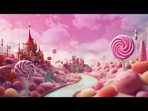 Candy Land Wonderland: Tranquil Ambience with Milkshake Rivers | Zen Ambience