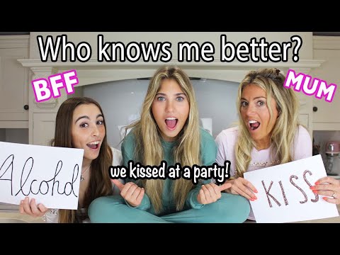 Who Knows Me Better BFF or MUM? Awkward Questions! | Rosie McClelland