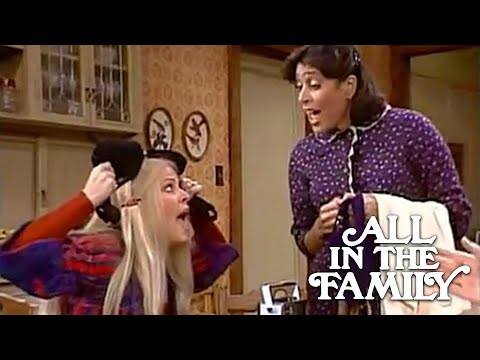 Sally Struthers and Liz Torres in All in the Family (1976)