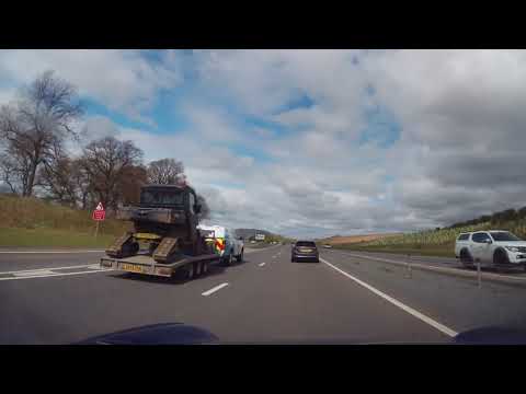 Driving in Scotland - A9 - Perth to Inverness