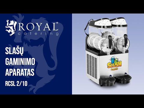 vaizdo įrašas - Slašų gaminimo aparatas - 2 x 12 l - LED