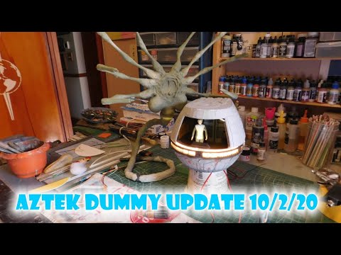Aztek Dummy Update 10/2/20 - Travel Pod and Facehugger part 1