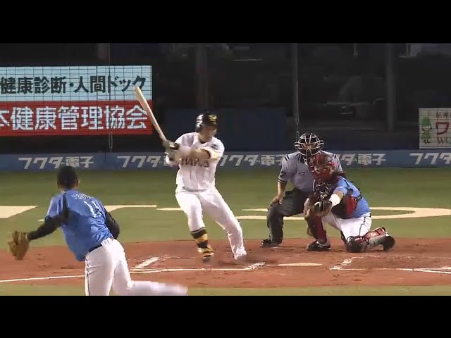 【6回表】好機にしっかりセンター返し!! ホークス・中村晃 同点タイムリーヒット!! 2015/7/12 M-H