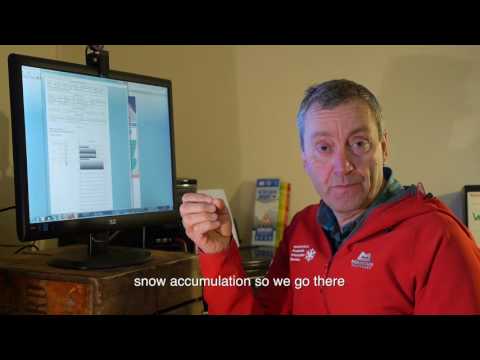 Avalanche forecasts - the snow profile (with subtitles)