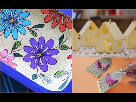 ManosalaObraTv Program 55 - Painting Wood - Paper Houses - Romantic Tags