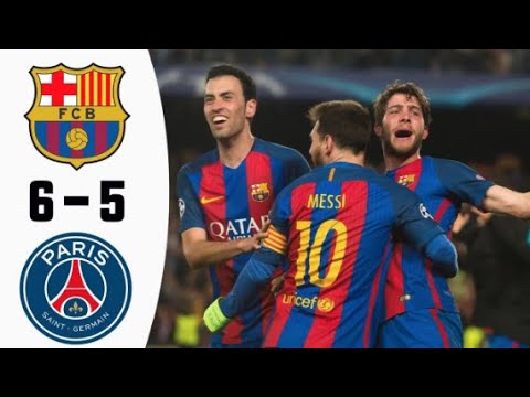 Barcelona vs PSG 6-5(agg) UCL2016-17
