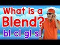 What Is a Blend? | bl, cl, gl, sl | Writing & Reading Skills for Kids | Phonics Song | Jack Hartmann