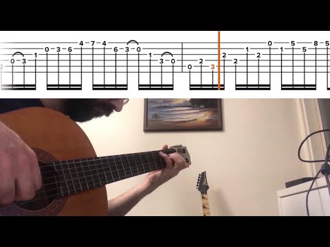 Eugene’s Trick Bag - Crossroads 🎸 Fingerstyle Guitar + TABs on Screen!