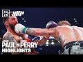 FIGHT HIGHLIGHTS JAKE PAUL VS MIKE PERRY